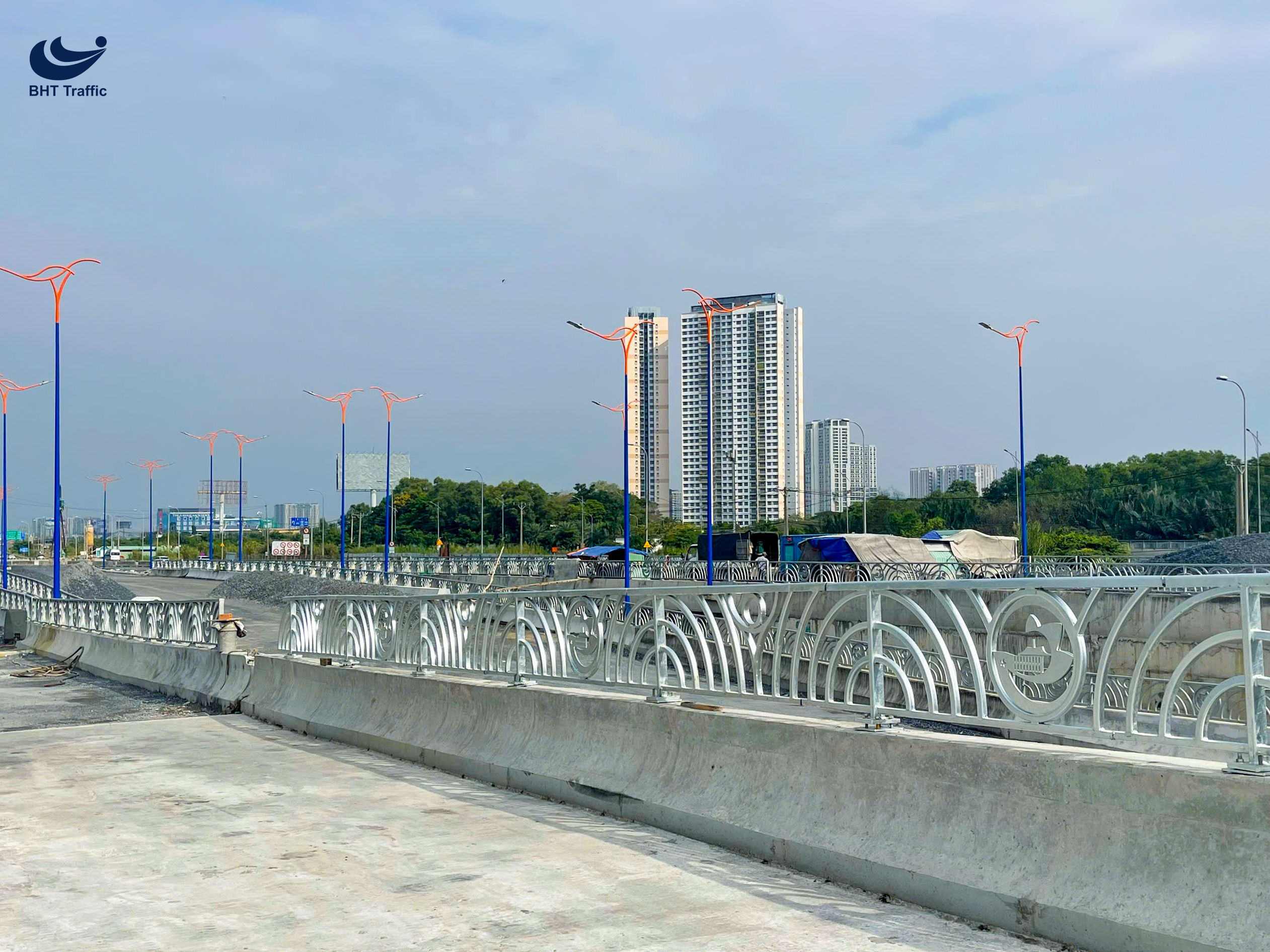 BHT Traffic Hoàn Thành Bàn Giao Hạng Mục Lan Can Giao Thông